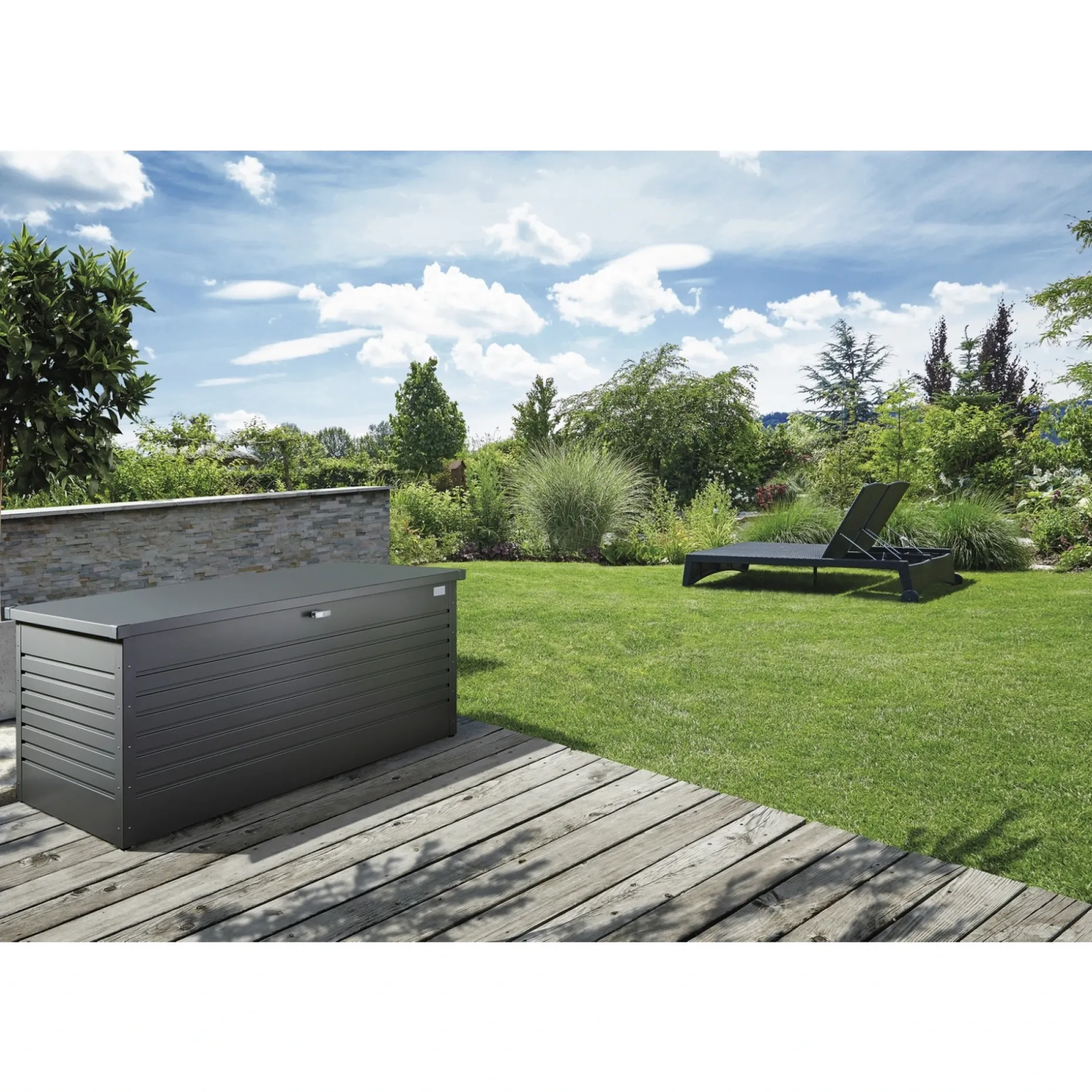 BIOHORT STR. 200 HYNDEBOKS MØRKEGRÅ METALLIC