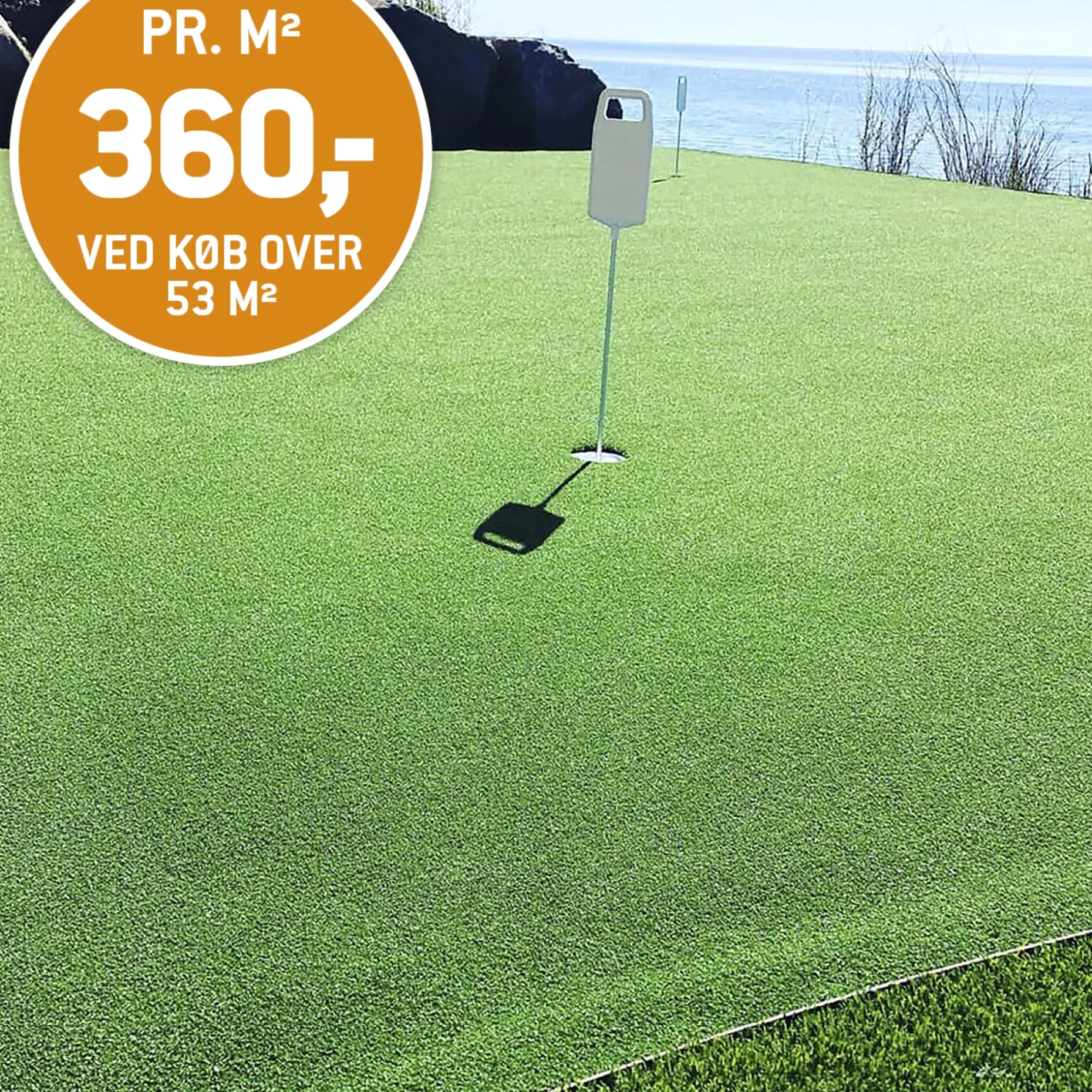 CITYLAWN GOLF GREEN KUNSTGRÆS 4 METER BRED