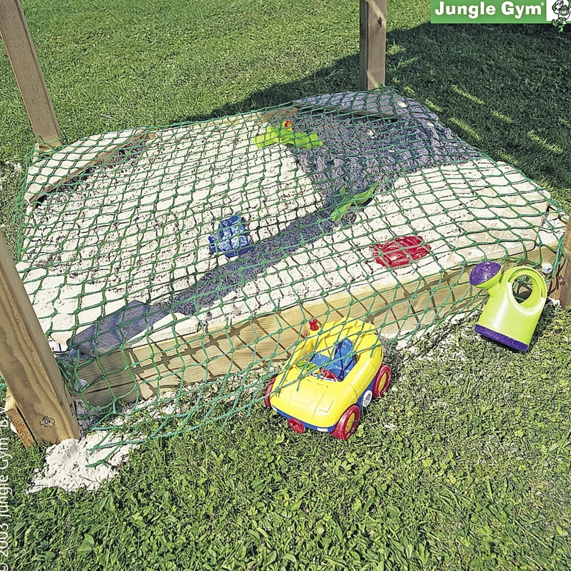 JUNGLE GYM SANDKASSENET 150 X 160 CM GRØN PLAST