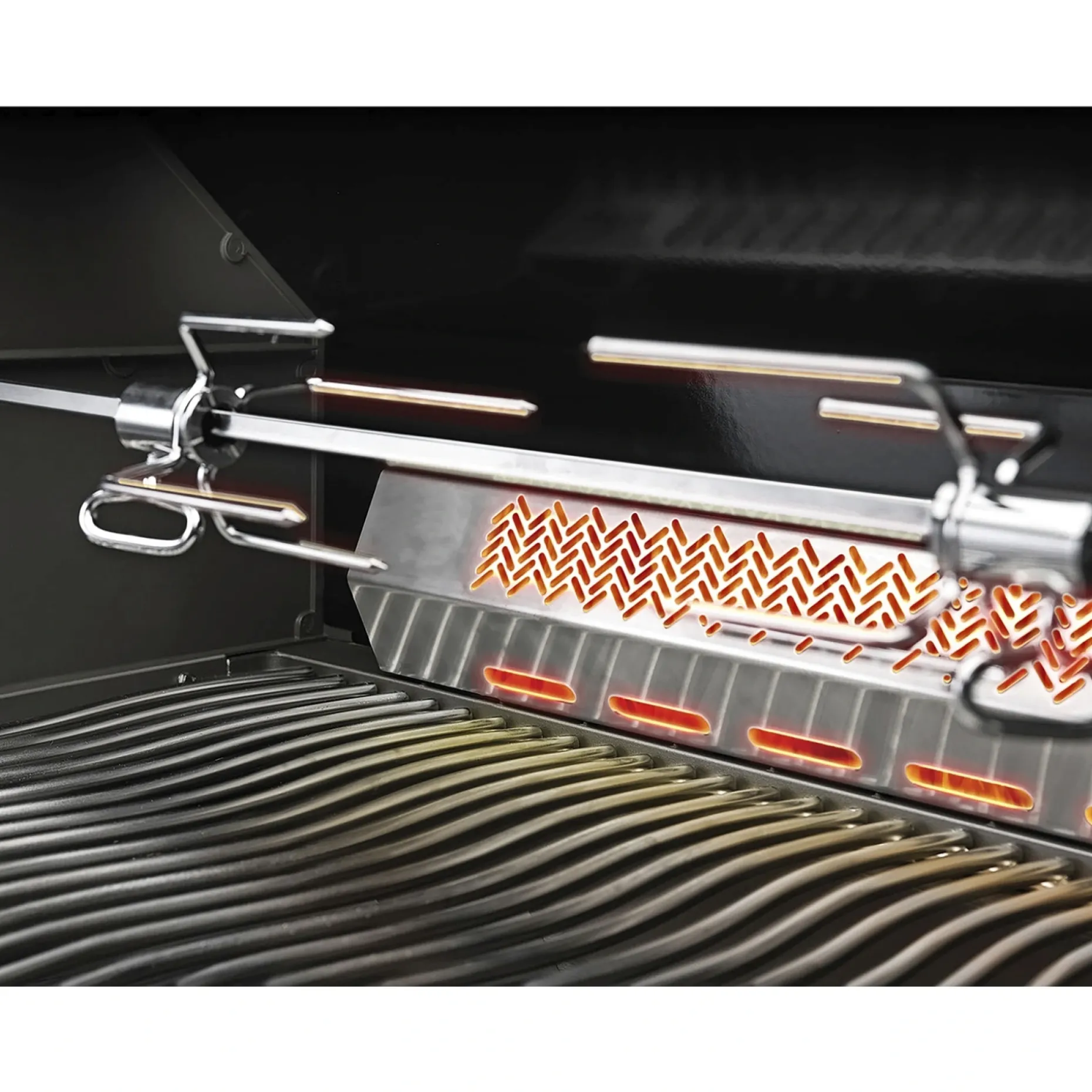 NAPOLEON PRESTIGE PRO 500 INDBYGNING INDBYGNINGSGRILL RUSTFRIT STÅL