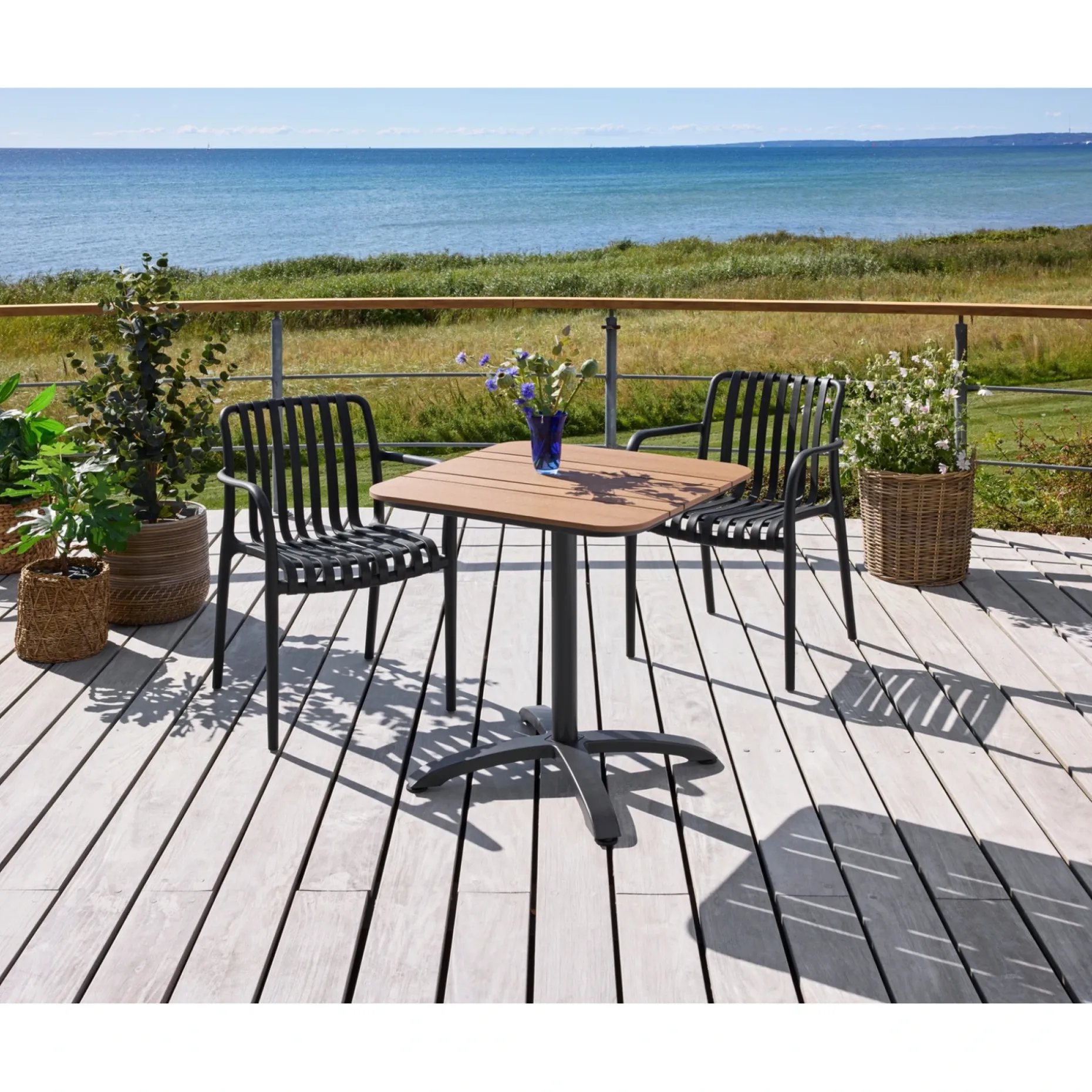 OUTRIUM FARO/MURCIA BORD + 2 STOLE CAFESÆT SORT