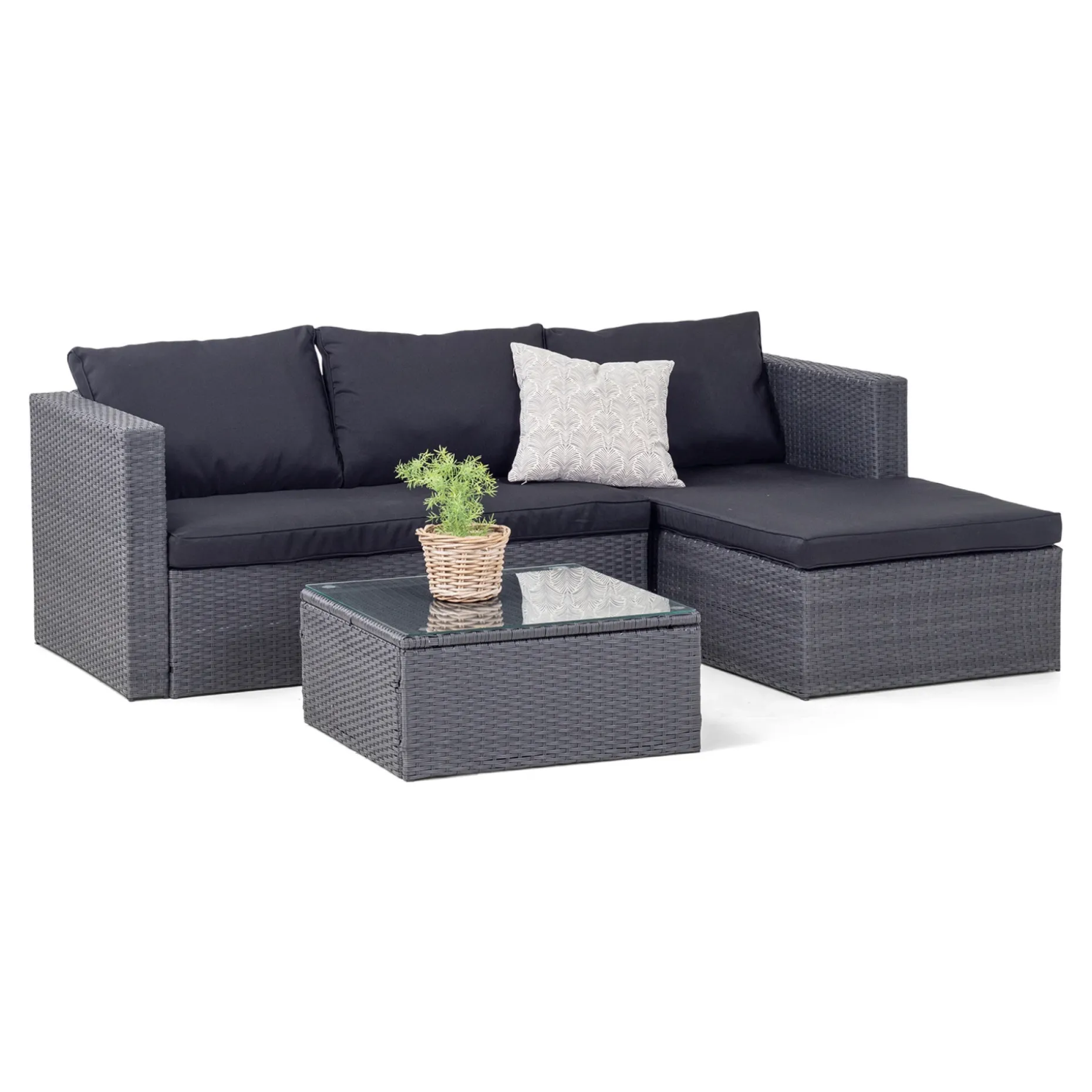OUTRIUM JAMAICA SOFASÆT SORT