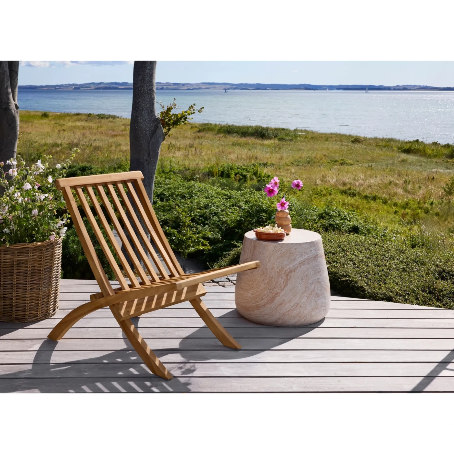 OUTRIUM SYROS FOLDEBAR LOUNGESTOL TEAK
