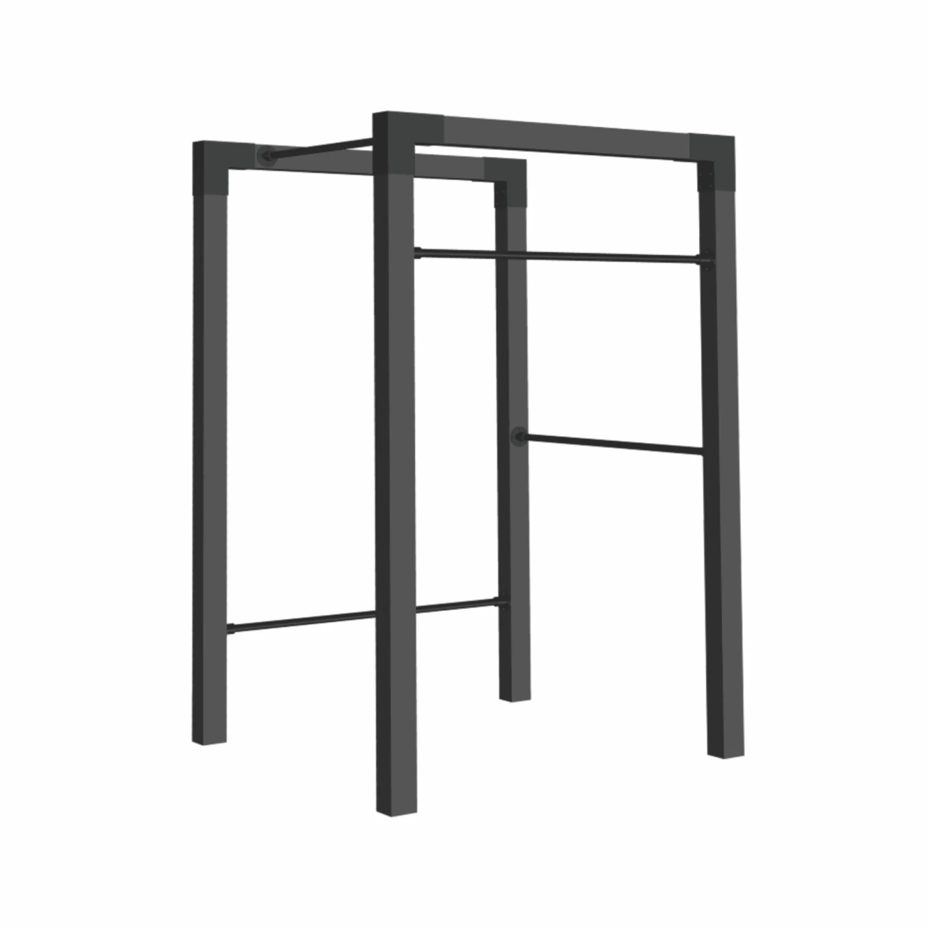 PLUS FITNESSSTATIV 220 X 138 X 138 CM SORT