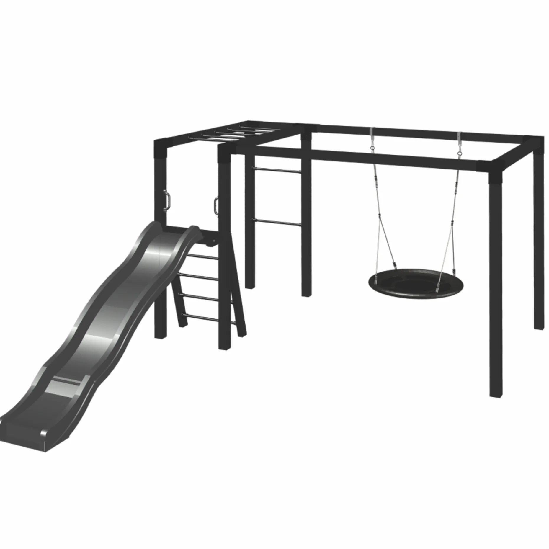 PLUS GYNGESTATIV 208 X 198 X 340 CM SORT