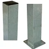 PLUS STÅLSTOLPE VARMGALVANISERET STÅL 8 X 8 X 132 CM