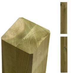 PLUS STOLPE TRYKIMPRÆGNERET NTR KLASSE A NATUR 9 X 9 X 238 CM
